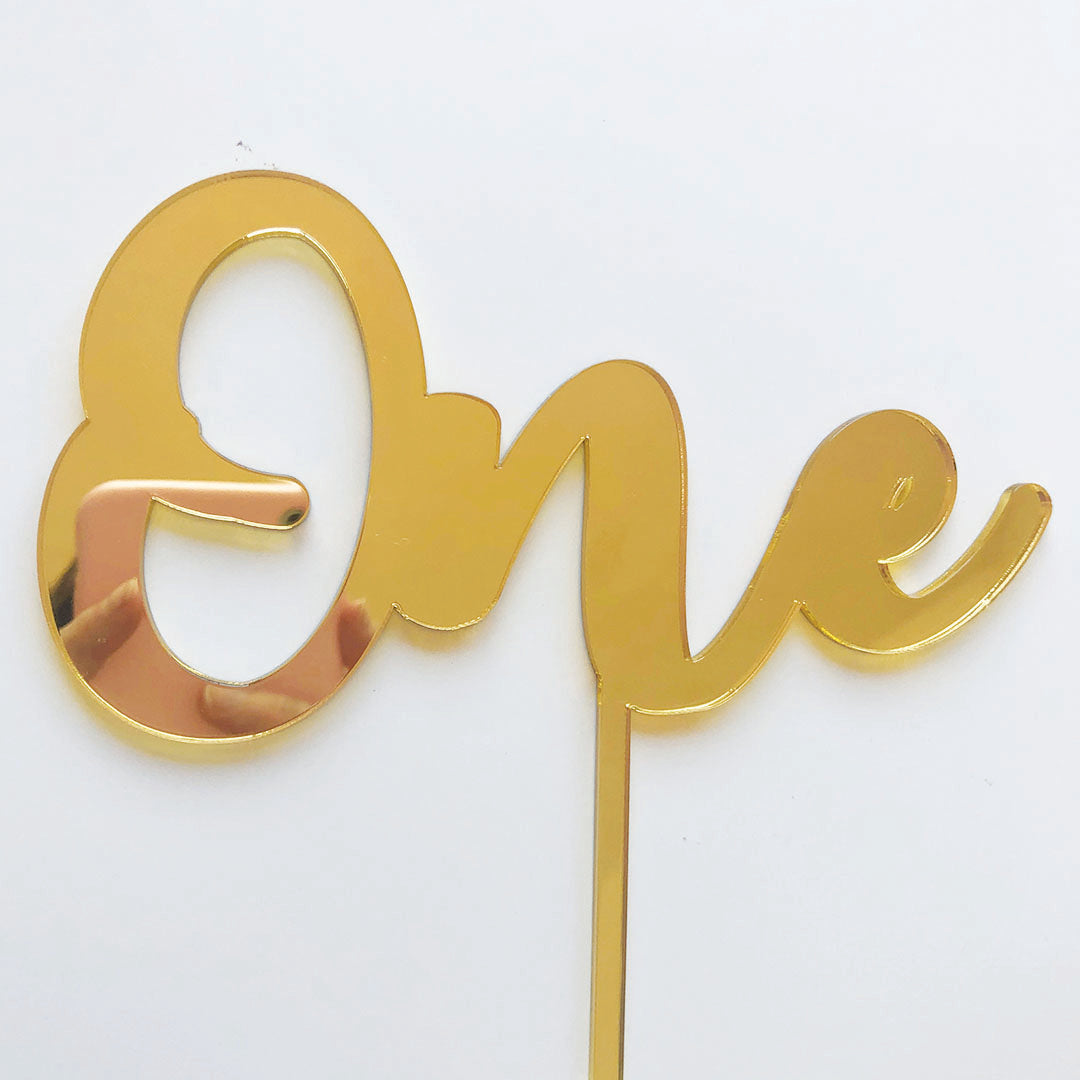 Cake Topper "ONE"